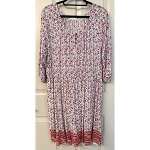 Forever 21+ boho peasant dress